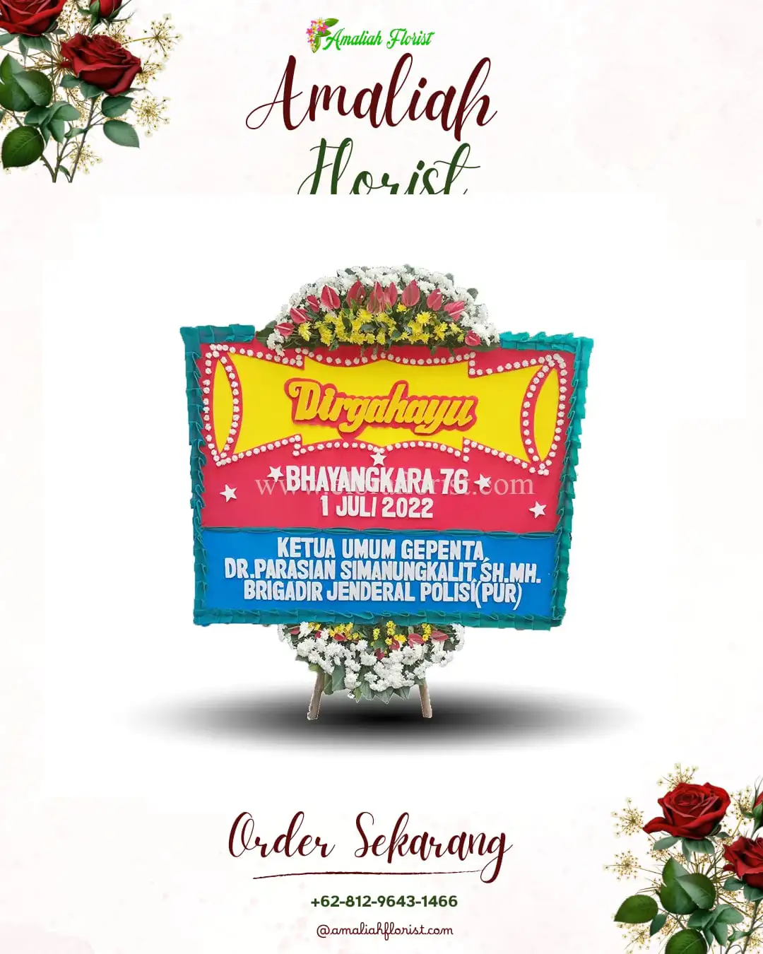 Papan Bunga HUT Ulang Tahun Randakari